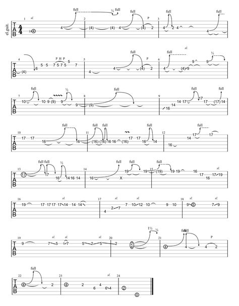 guitar tab pink floyd