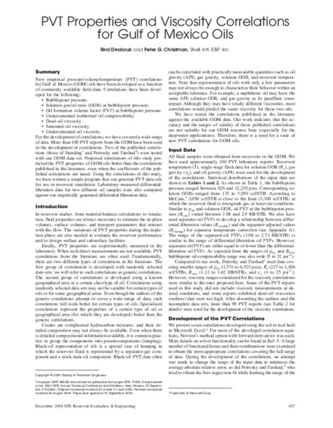 Gulf Of Mexico Pvt Study Geomark Research