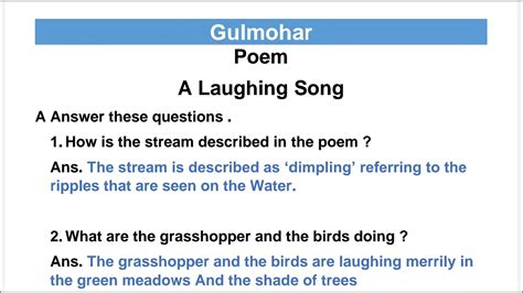 gulmohar reader class 5 answers
