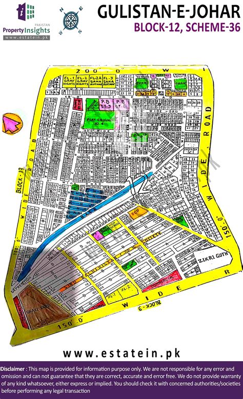 gulshan e jamal block b map