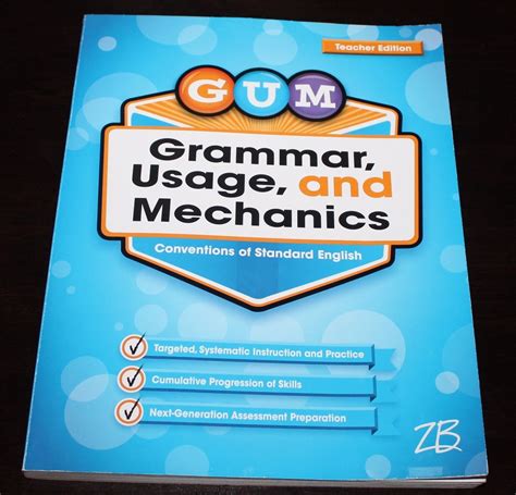 Read Gum Grammar Usage And Mechanics Teacher Edition 