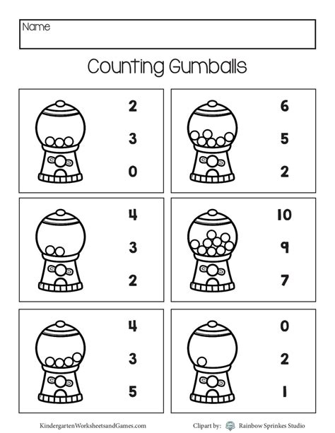 Gumball Kindergarten   Free Gumball Addition For Kindergarten - Gumball Kindergarten