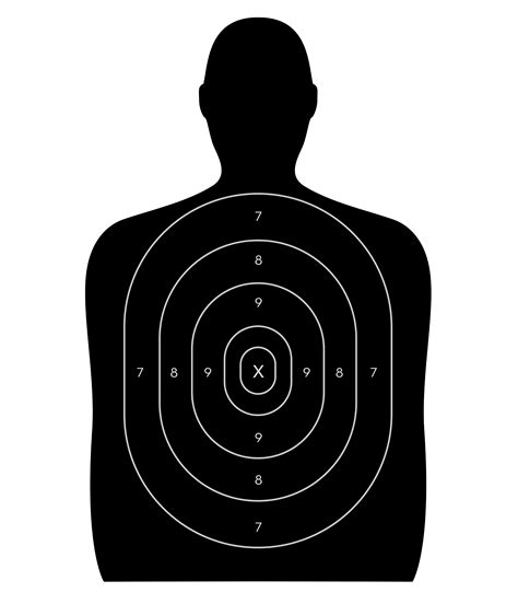 gun silhouette target