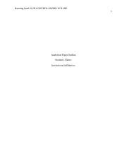 Full Download Gun Control Paper Outline 