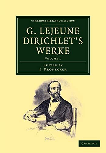 gustav lejeune dirichlet biography books