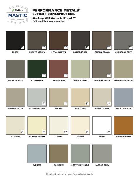gutter colors