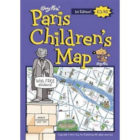 Guy Fox Paris Childrens Map