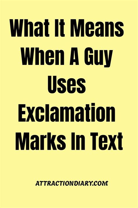 guy uses exclamation marks in text