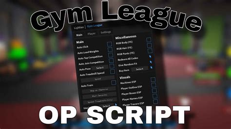 Gym League Script