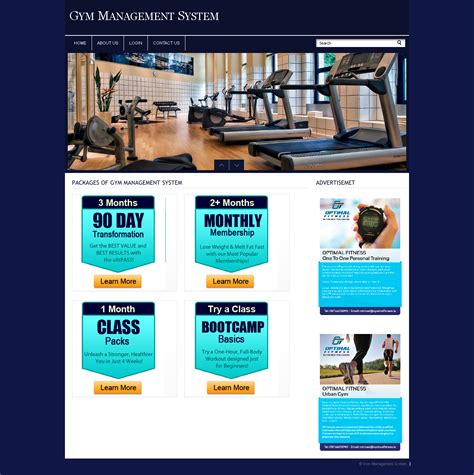 Gym Management System Project