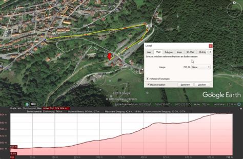 höhenprofil erstellen google maps