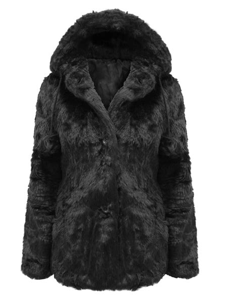 h m black jacket with fur ixfd