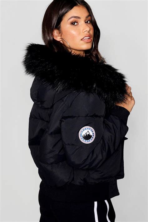 h m black jacket with fur sjwn switzerland