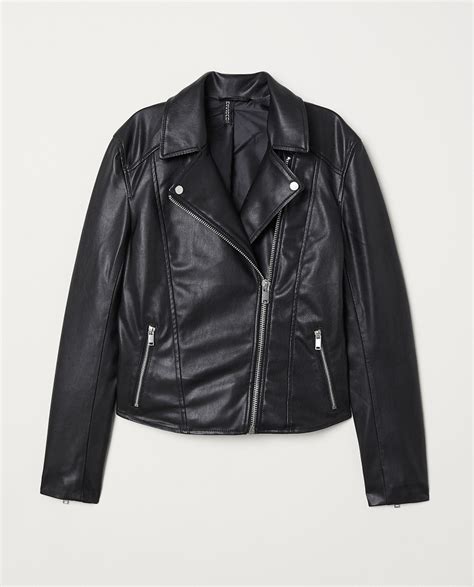 h m black leather jacket nfjw switzerland