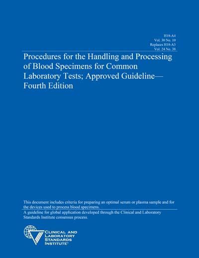 H18 A4 Procedures For The Handling And Processing Of
