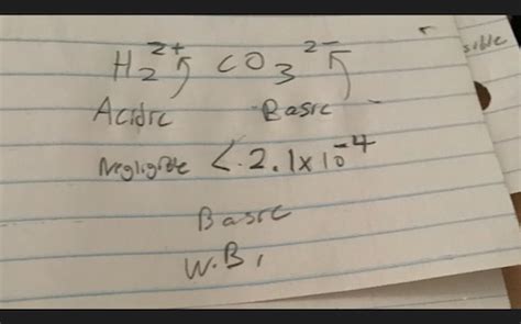 H2co3 Acidic Or Basic
