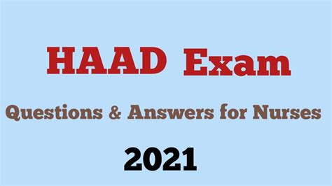 Read Online Haad Exam Sample Questions And Answers 
