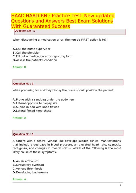 Read Online Haad Exam Sample Questions And Answers 