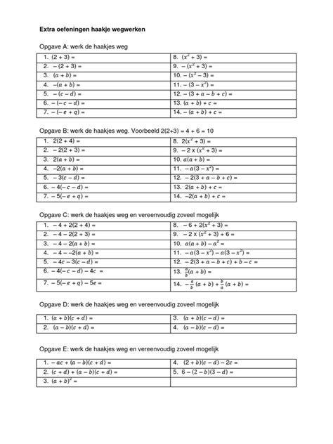 haakjes programmeren
