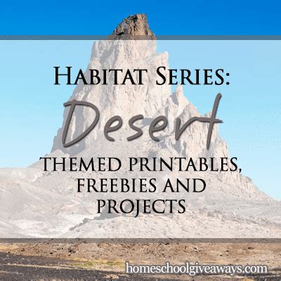 Habitat Series Desert Themed Printables Freebies And Projects Desert Habitat Coloring Pages - Desert Habitat Coloring Pages