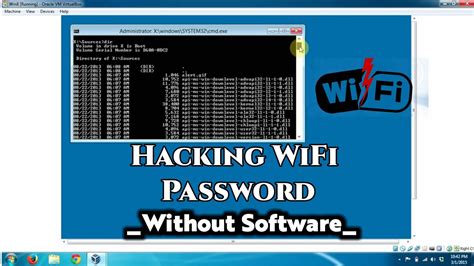 hack wep wifi password without software