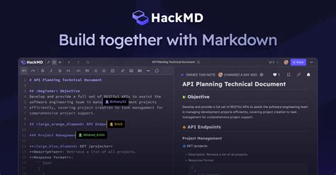 Hackmd El Plan
