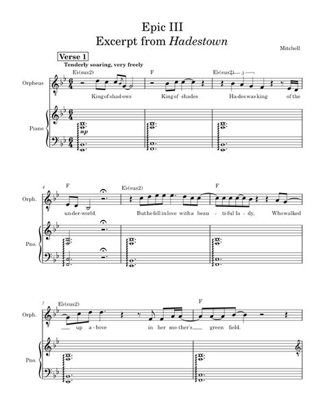 Hadestown Score