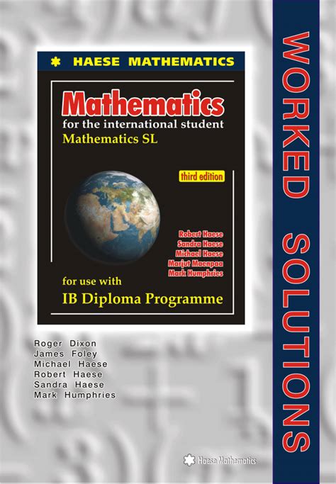 Read Haese Mathematics Sl Third Edition Worked Solutions 