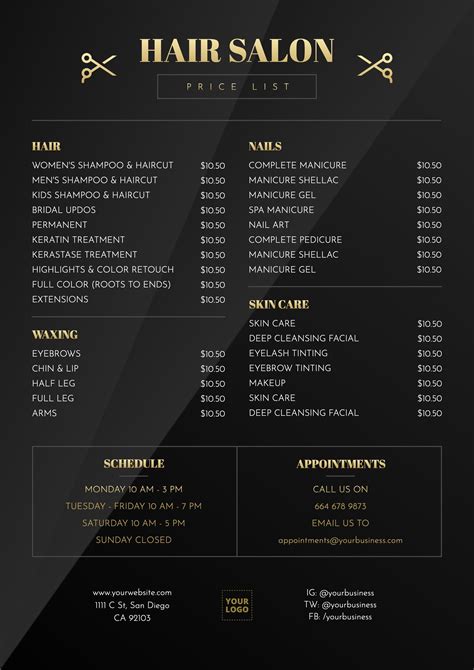 Hair Cutting Salon Near Me With Prices