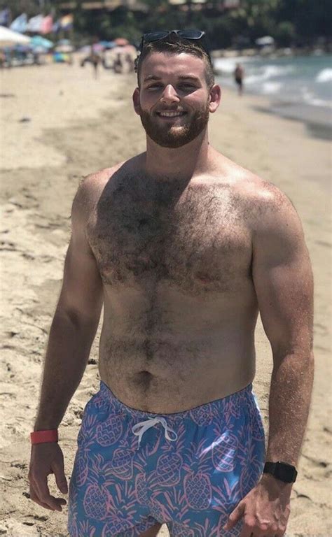 Hairy man belly