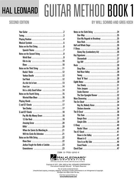 hal leonard guitar method easy pop rhythms 2nd edi
