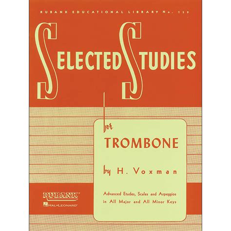 Hal Leonard Rubank Selected Studies For Cornet Or Trumpet