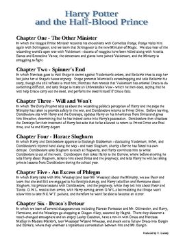 Half Blood Prince Chapter Summary