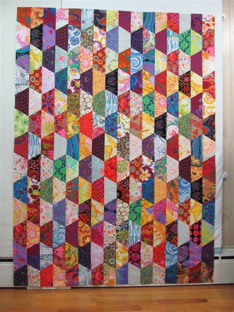 half hexagon quilt pattern
