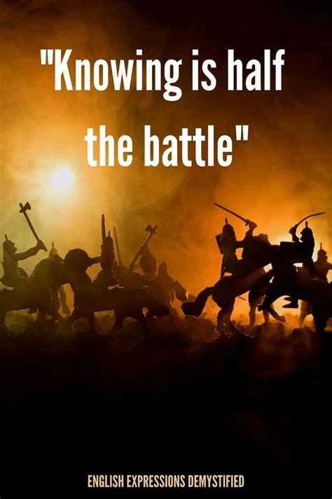 half the battle - Wiktionary