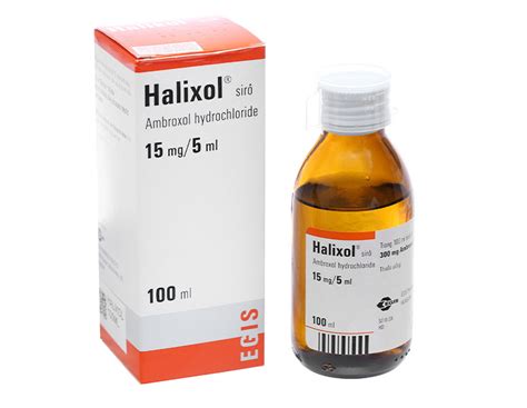 halixol | Siro Halixol 15mg5ml tr tc nghn ng