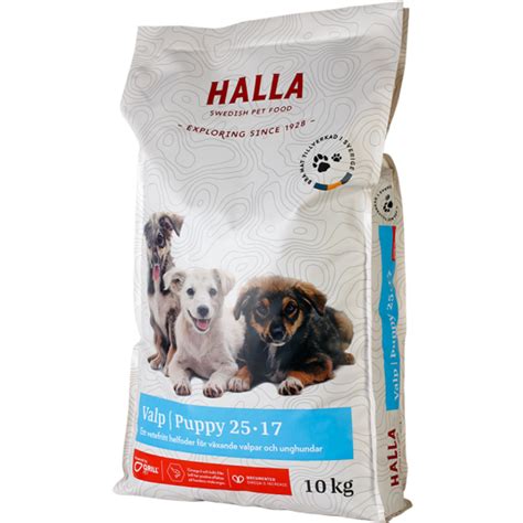 halla hundfoder pris