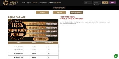 hallmark casino coupon code