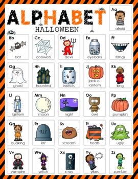 Halloween Abc Teaching Resources Tpt Abc Halloween Worksheet For Kindergarten - Abc Halloween Worksheet For Kindergarten