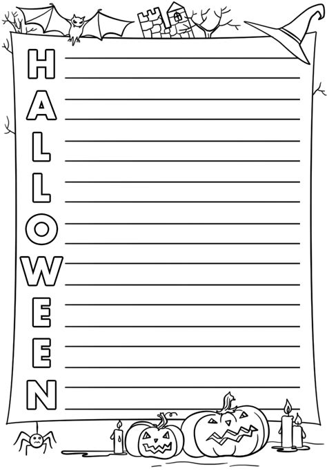 Halloween Acrostic Poem Template Free Printable Papercraft Halloween Acrostic Poem Template - Halloween Acrostic Poem Template