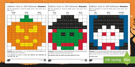 Halloween Addition And Subtraction Mosaics Activity Pack Twinkl Halloween Addition And Subtraction Worksheets - Halloween Addition And Subtraction Worksheets