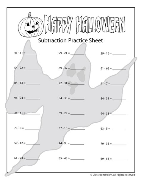 Halloween Addition And Subtraction Worksheets Woo Jr Kids Halloween Addition And Subtraction Worksheets - Halloween Addition And Subtraction Worksheets