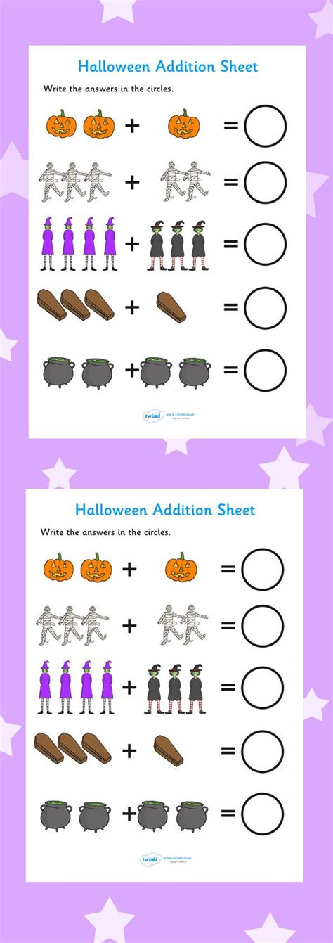 Halloween Addition Worksheets Halloween Worksheets Twinkl Adding Worksheet Preschool Halloween - Adding Worksheet Preschool Halloween