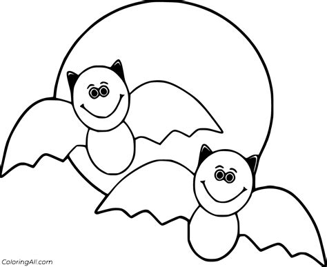 Halloween Bat Coloring Pages Coloringall Halloween Bat Coloring Page - Halloween Bat Coloring Page