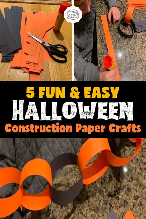 Halloween Construction Paper Crafts Quill And Fox Halloween Cut And Paste Craft - Halloween Cut And Paste Craft