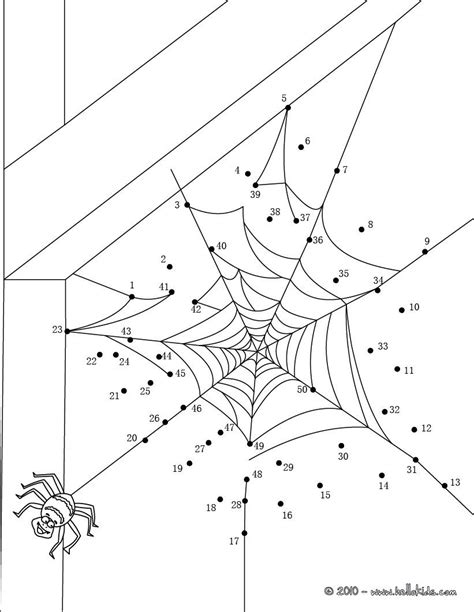 Halloween Dot To Dot Spider And Pumpkin Worksheet Halloween Spider Coloring Worksheet Preschool - Halloween Spider Coloring Worksheet Preschool