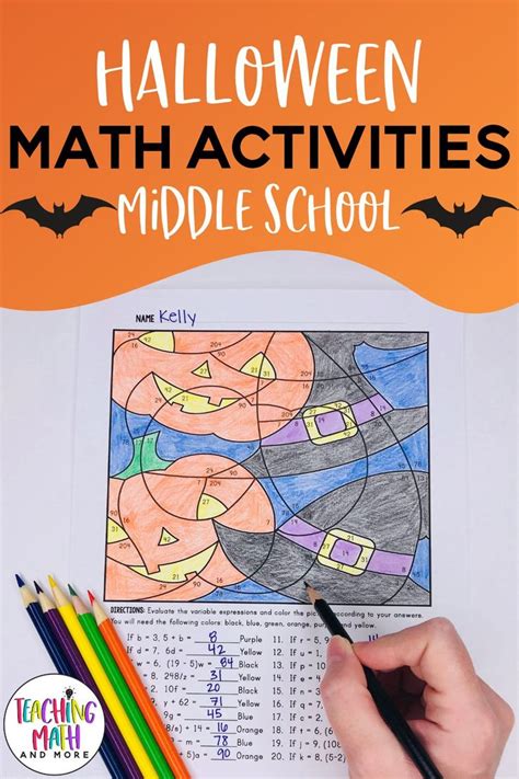 Halloween Math Middle School   Middle School Math Activities For Halloween Synonym - Halloween Math Middle School