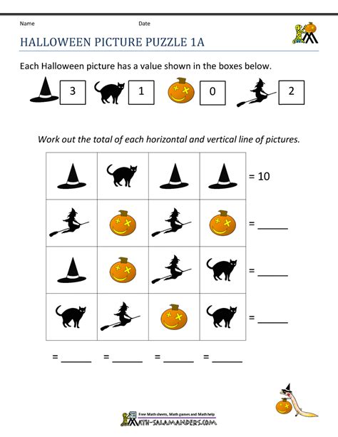 Halloween Math Worksheets For Grades 1 And 2 Halloween Worksheet 1st Grade - Halloween Worksheet 1st Grade