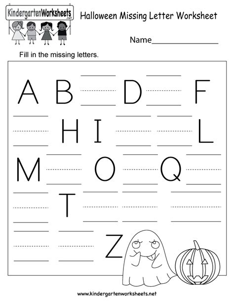 Halloween Missing Letter Worksheet Free Kindergarten Holiday Halloween Letters Kindergarten Worksheet - Halloween Letters Kindergarten Worksheet