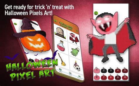 Halloween Pixel Art Coloring Apk Free App Download Halloween Colour By Numbers - Halloween Colour By Numbers